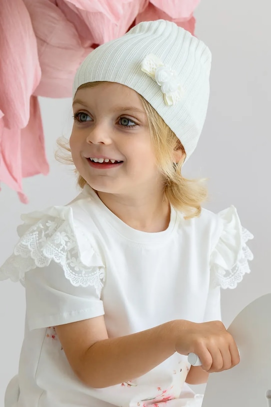 Детская шапка Jamiks TEREZA остальные бежевый TEREZA.Nak.glo.JWH035.G