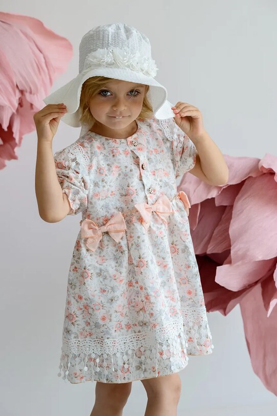 Детская хлопковая шляпа Jamiks WILLA WILLA.Nak.glow.JLH105.G бежевый