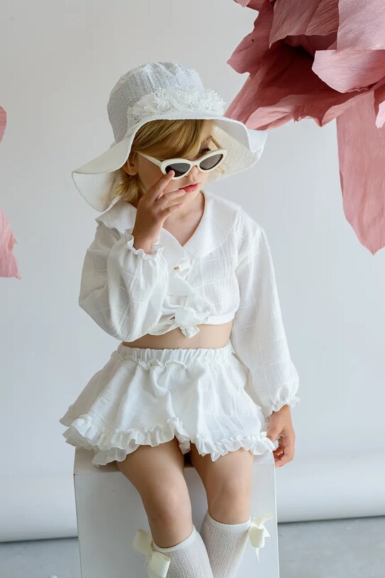 Детская хлопковая шляпа Jamiks WILLA WILLA.Nak.glow.JLH105.G