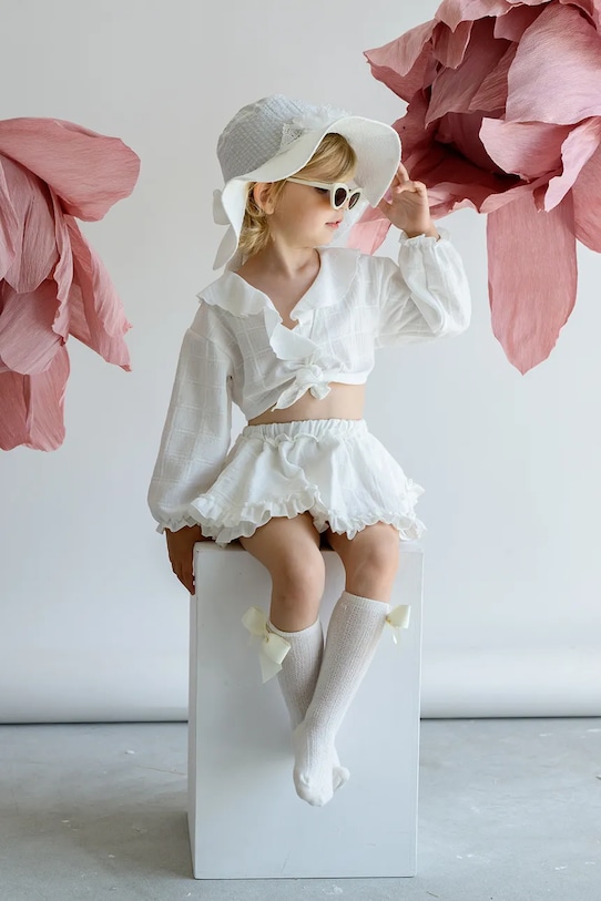 Детская хлопковая шляпа Jamiks WILLA WILLA.Nak.glow.JLH105.G