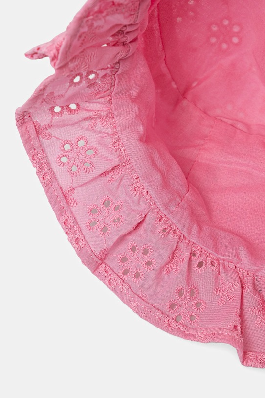 United Colors of Benetton pălărie din bumbac pentru copii roz 6UAGGA01E.P.Seasonal