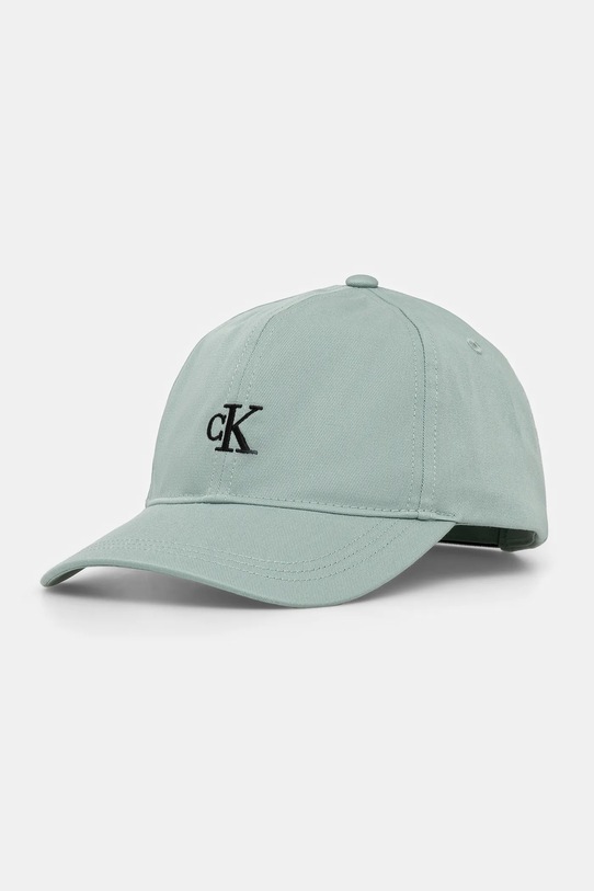 Dětská bavlněná kšiltovka Calvin Klein Jeans bavlna tyrkysová IU0IU00150.PPYA