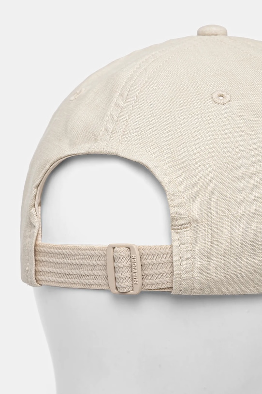 Мальчик Детская хлопковая кепка Tommy Hilfiger AU0AU01954.PPYA бежевый