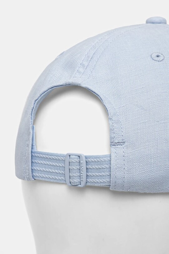 Chłopiec Tommy Hilfiger czapka z daszkiem bawełniana dziecięca AU0AU01954.PPYA niebieski