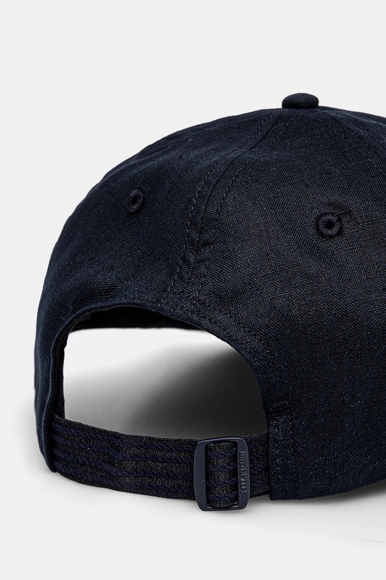 Chłopiec Tommy Hilfiger czapka z daszkiem bawełniana dziecięca AU0AU01954.PPYA granatowy