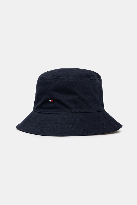 Dječji pamučni šešir Tommy Hilfiger pamuk mornarsko plava AU0AU01957.PPYA