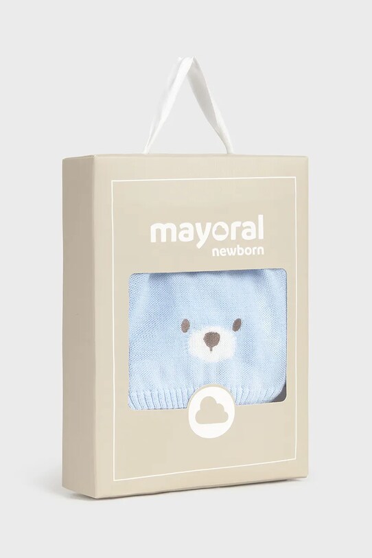 Chlapec Detská čiapka a ponožky Mayoral Newborn 9874.1B.Newborn.PPYH modrá