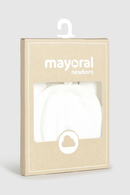 Хлопчик Бавовняна шапка для немовля Mayoral Newborn 9878.1F.Newborn.PPYH бежевий