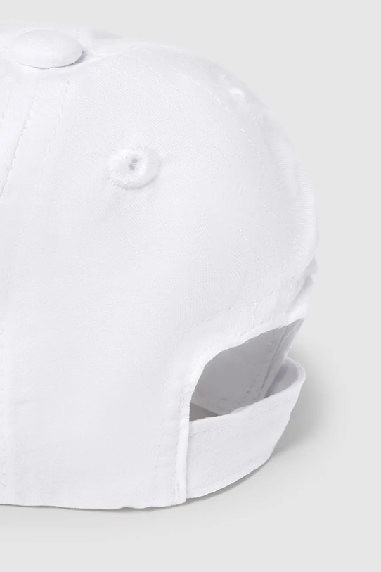 Mayoral Newborn czapka z daszkiem bawełniana dziecięca 9885.1P.Newborn.PPYH biały SS25