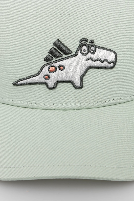 adidas Performance șapcă din bumbac pentru copii JD5821 verde SS25