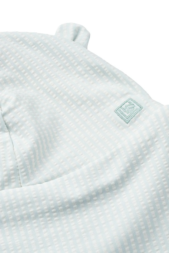 Παιδικό καπέλο μπέιζμπολ Liewood Senia Seersucker Sun Hat With Ears LW17681 τιρκουάζ SS25