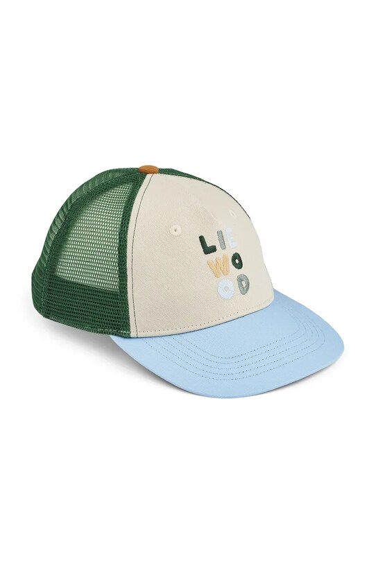 Detská snapback šiltovka Liewood Della Cap LW19651 zelená SS25