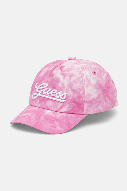 Детска памучна шапка с козирка Guess памук розов H5GZ00.WH8W0.PPYA