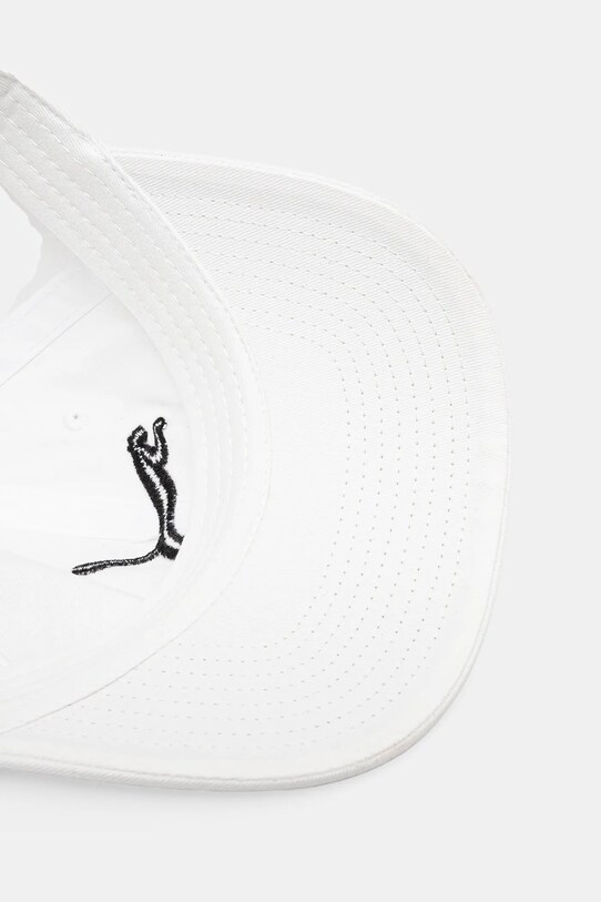 Puma șapcă din bumbac pentru copii ESS CAT BB Cap alb 026114