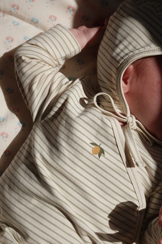Konges Sløjd căciulă bebe BASIC BABY HELMET GOTS KS102252 bej SS25