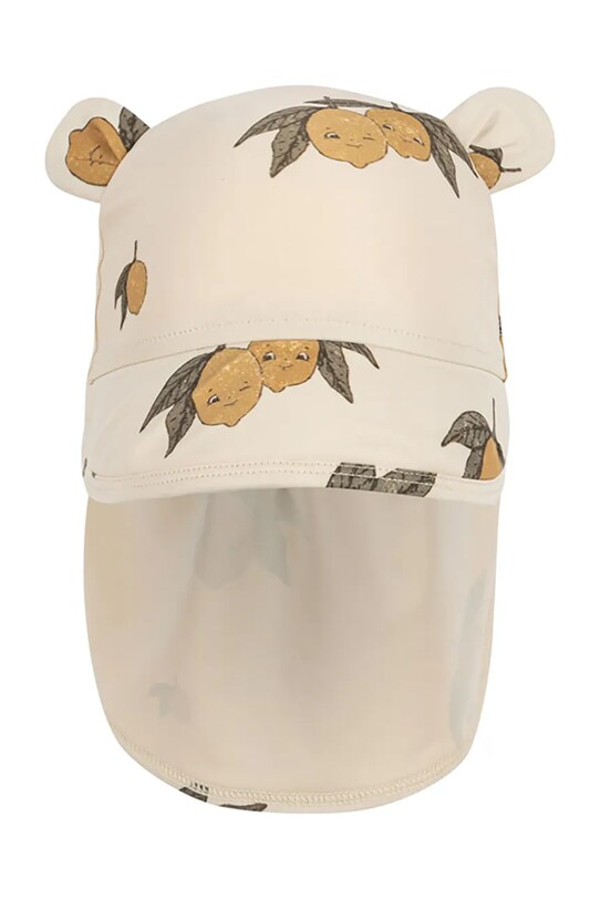 Detská čiapka Konges Sløjd ASTER BEAR SUN HAT GRS KS102477 béžová SS25