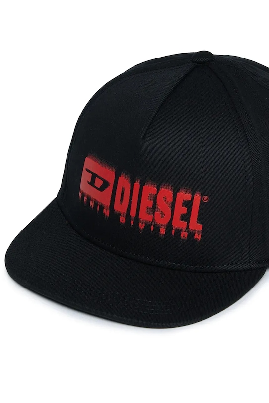 Мальчик Детская хлопковая кепка Diesel FPRITTIL HAT J01908 чёрный