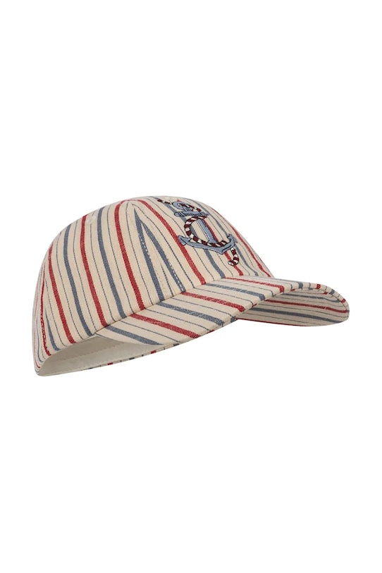 Konges Sløjd czapka z daszkiem bawełniana dziecięca MARLON CAP GOTS KS103079 beżowy SS25