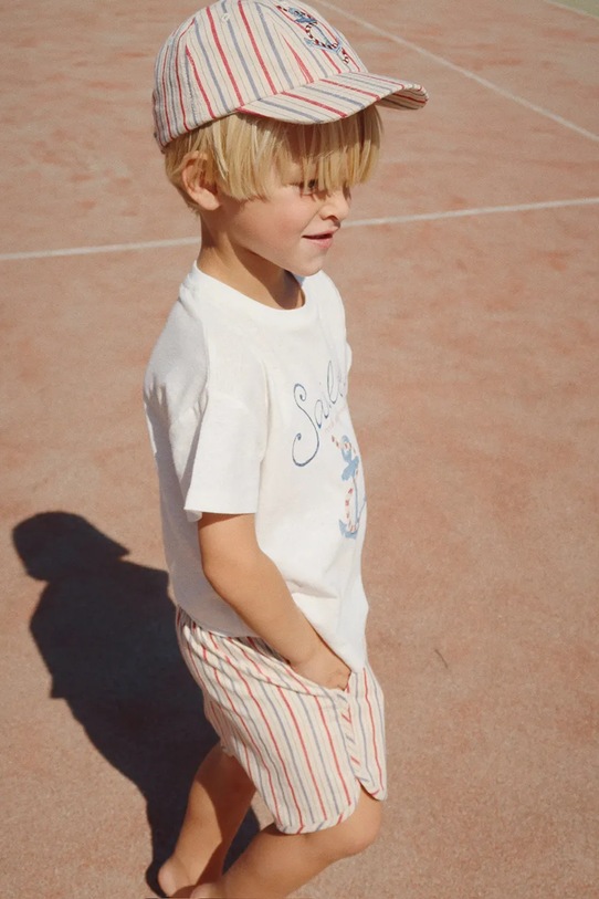 Konges Sløjd czapka z daszkiem bawełniana dziecięca MARLON CAP GOTS KS103079