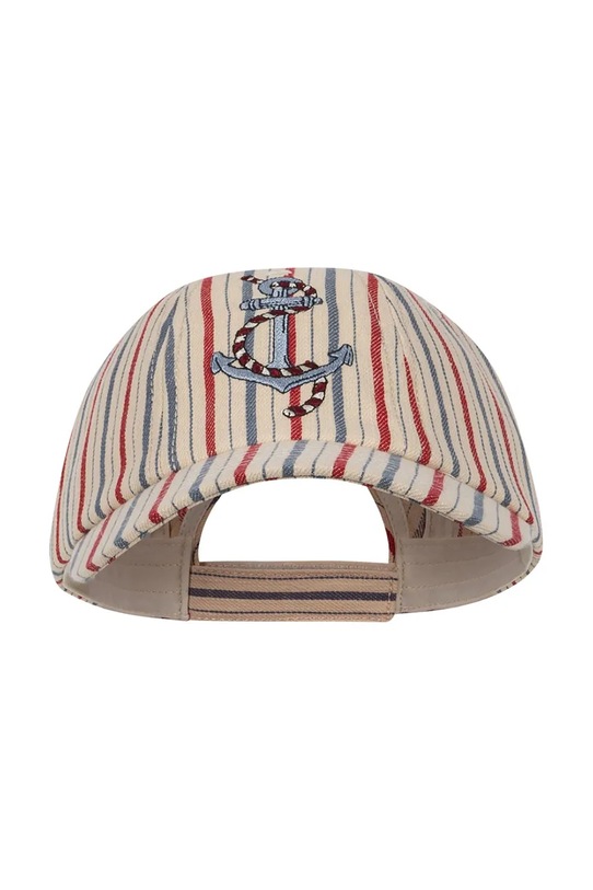 Chłopiec Konges Sløjd czapka z daszkiem bawełniana dziecięca MARLON CAP GOTS KS103079 beżowy