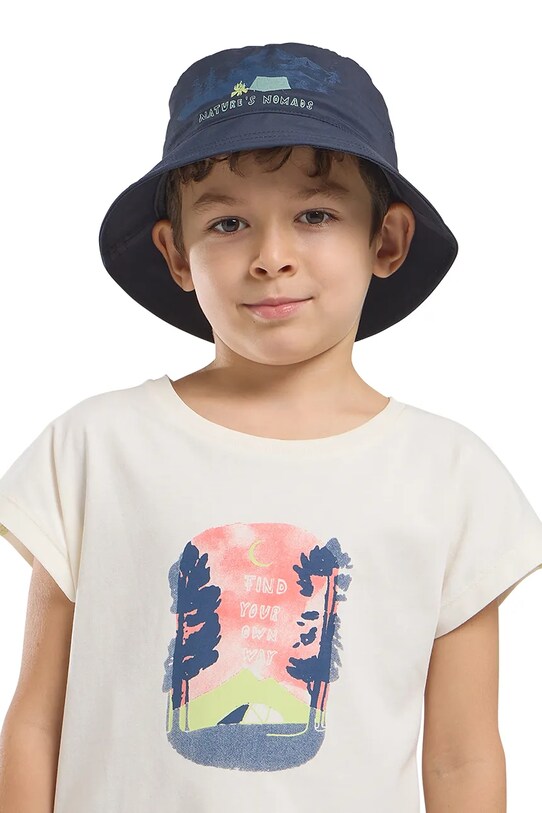 Дитячий капелюх Jack Wolfskin WOODS BUCKET HAT K інші темно-синій A63679