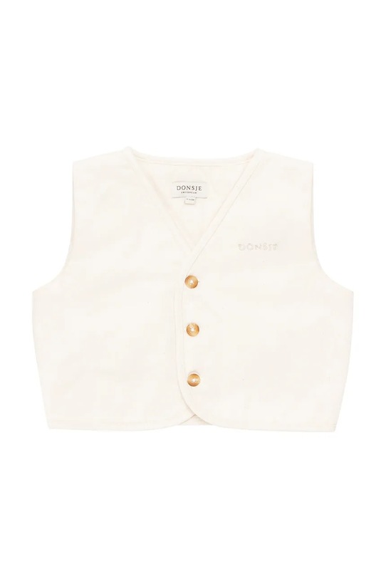 Detská vesta Donsje Ardian Gilet Panda 4094701 biela SS25