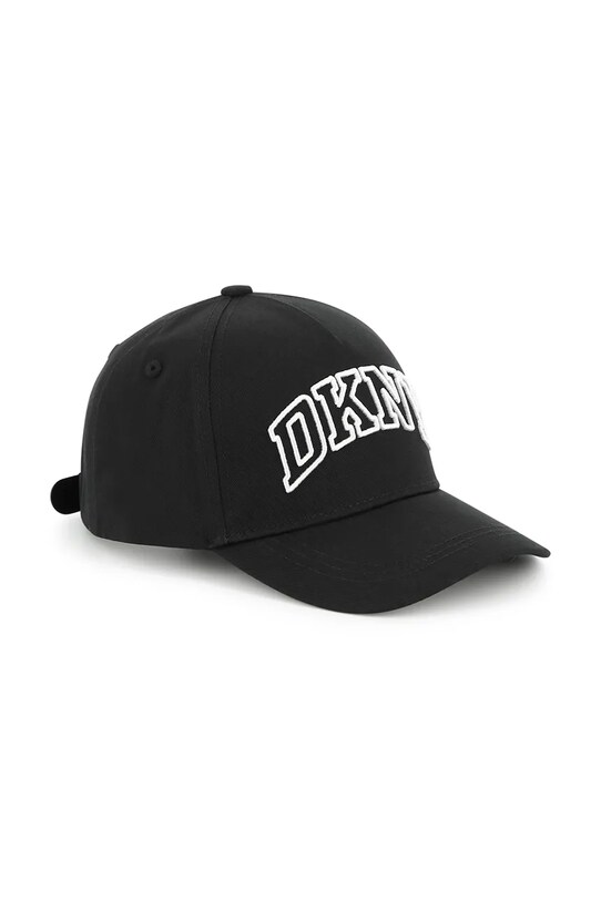Дитяча бавовняна кепка Dkny бавовна чорний D62100