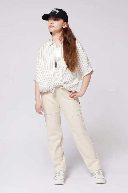 Дитяча бавовняна кепка Dkny D62100 чорний