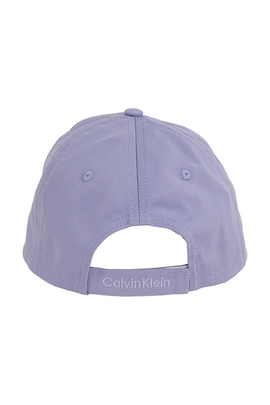 Chłopiec Calvin Klein Jeans czapka z daszkiem bawełniana dziecięca IU0IU00698.PPYA fioletowy