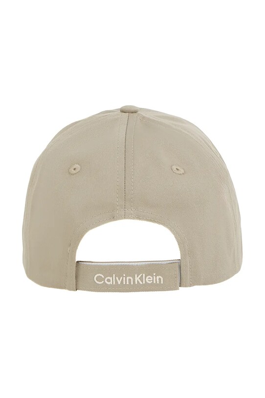Chlapec Detská bavlnená šiltovka Calvin Klein Jeans IU0IU00698.PPYA zelená