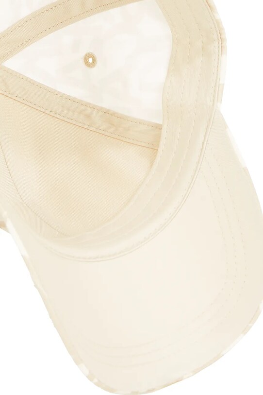 Calvin Klein Jeans czapka z daszkiem bawełniana dziecięca beżowy IU0IU00701.PPYA