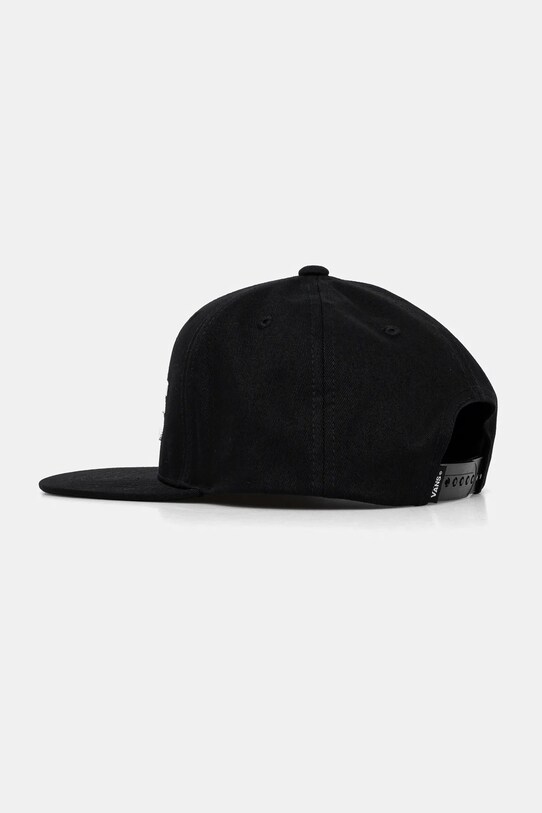 Deklice Otroška bombažna bejzbolska kapa Vans DROP V II SNAPBACK VN0A36OUBLK1 črna