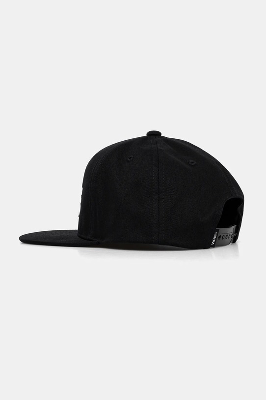 CHLAPEC Dětská bavlněná kšiltovka Vans DROP V II SNAPBACK VN0A36OUBLK1 černá