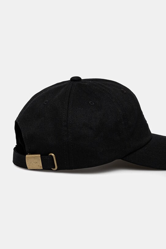 Vans czapka z daszkiem bawełniana dziecięca HALF BOX CURVED BILL JOCKEY VN000J4TBLK1 czarny SS25