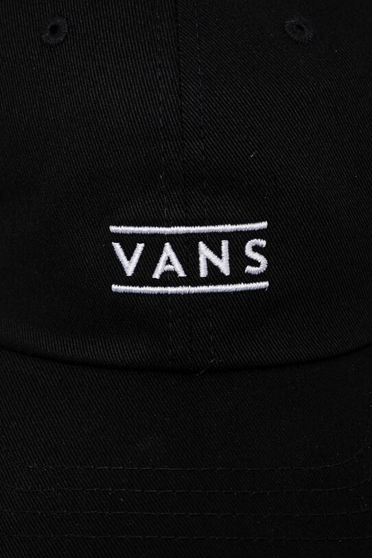 Chłopiec Vans czapka z daszkiem bawełniana dziecięca HALF BOX CURVED BILL JOCKEY VN000J4TBLK1 czarny