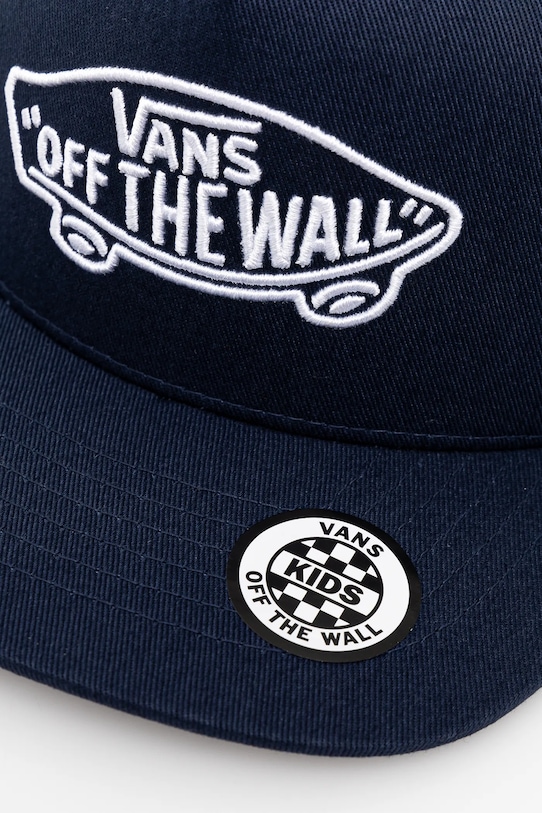 Dětská bavlněná kšiltovka Vans Classic Vans Snapback VN000J4VLKZ1 námořnická modř SS25