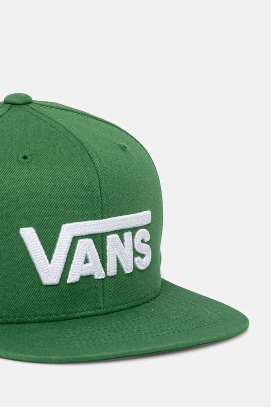 Pamučna kapa sa šiltom za bebe Vans DROP V II SNAPBACK VN0A36OUBR11 zelena SS25