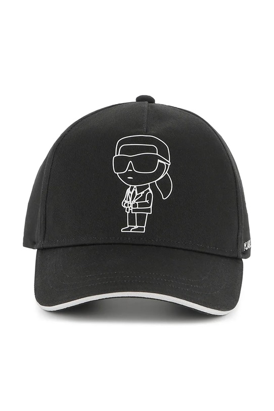 Karl Lagerfeld czapka z daszkiem bawełniana dziecięca Z30396