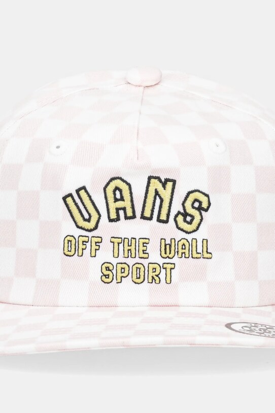 Vans șapcă din bumbac pentru copii Willow Snapback VN000MNCD3X1 roz SS25