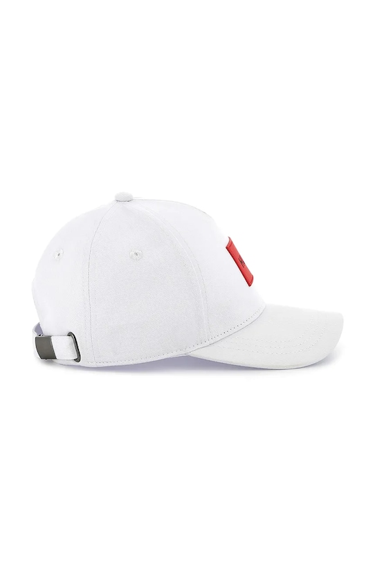 HUGO czapka z daszkiem bawełniana dziecięca G00313 biały