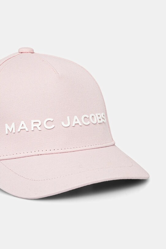 Marc Jacobs czapka z daszkiem bawełniana dziecięca W60410 różowy SS25