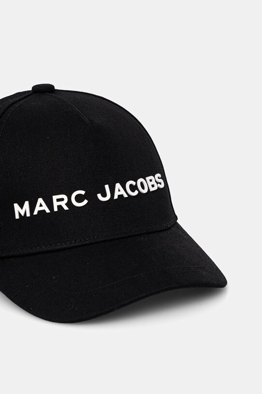 Marc Jacobs czapka z daszkiem bawełniana dziecięca W60410 czarny SS25