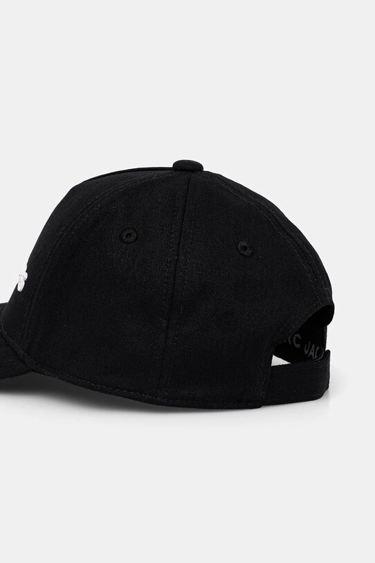 Chłopiec Marc Jacobs czapka z daszkiem bawełniana dziecięca W60410 czarny