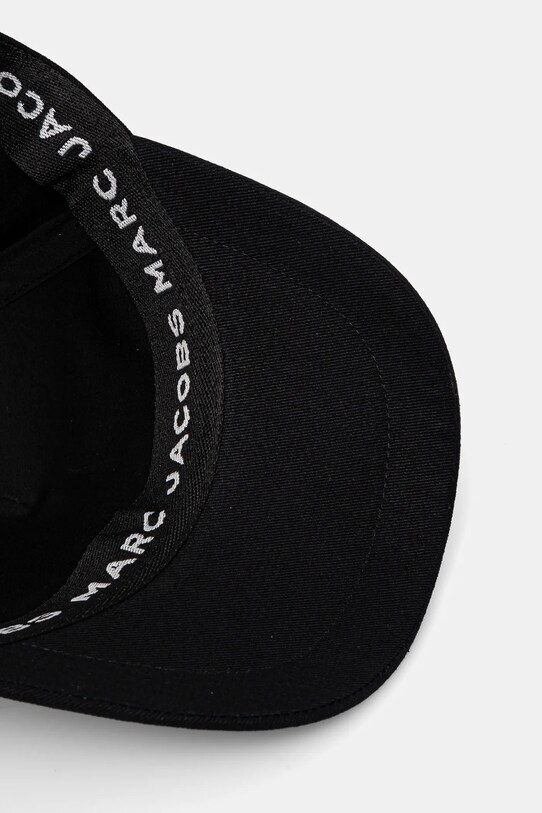Marc Jacobs czapka z daszkiem bawełniana dziecięca czarny W60410