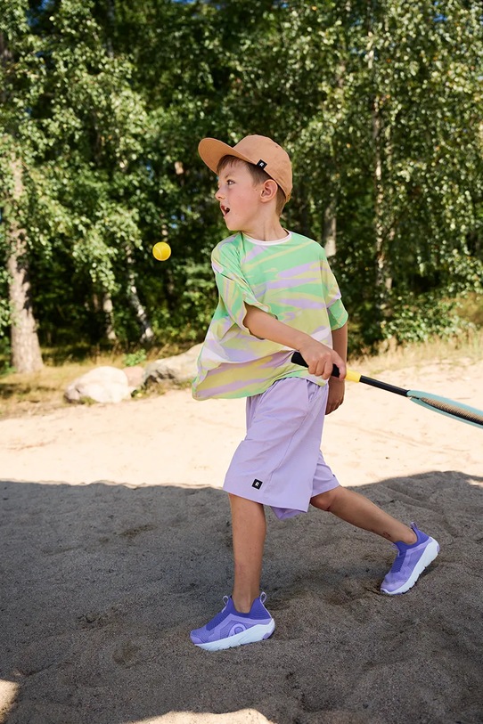 Reima czapka z daszkiem bawełniana dziecięca Lippis 5300122C.PPYA