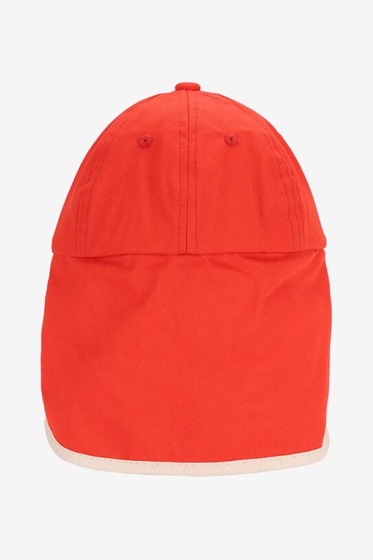 Детская хлопковая кепка Bobo Choses Funny Snail красный 125AH007