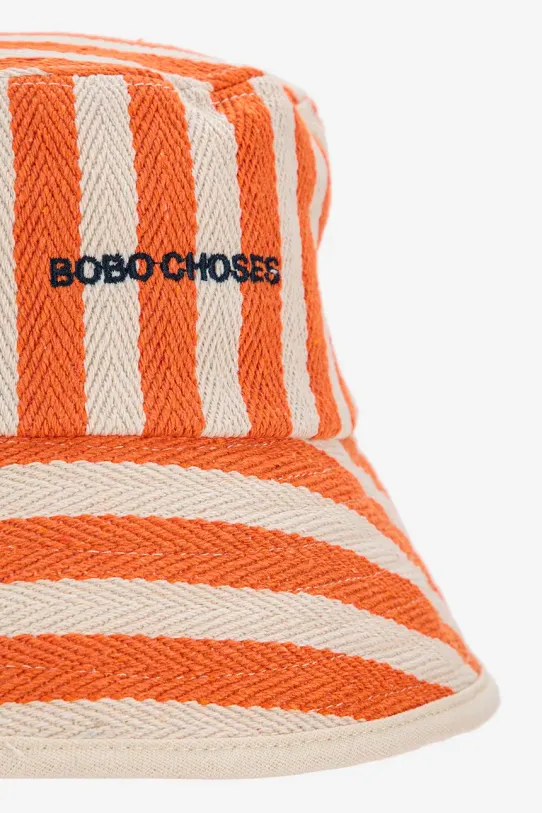 CHLAPEC Dětský bavlněný klobouk Bobo Choses 125AI019 oranžová