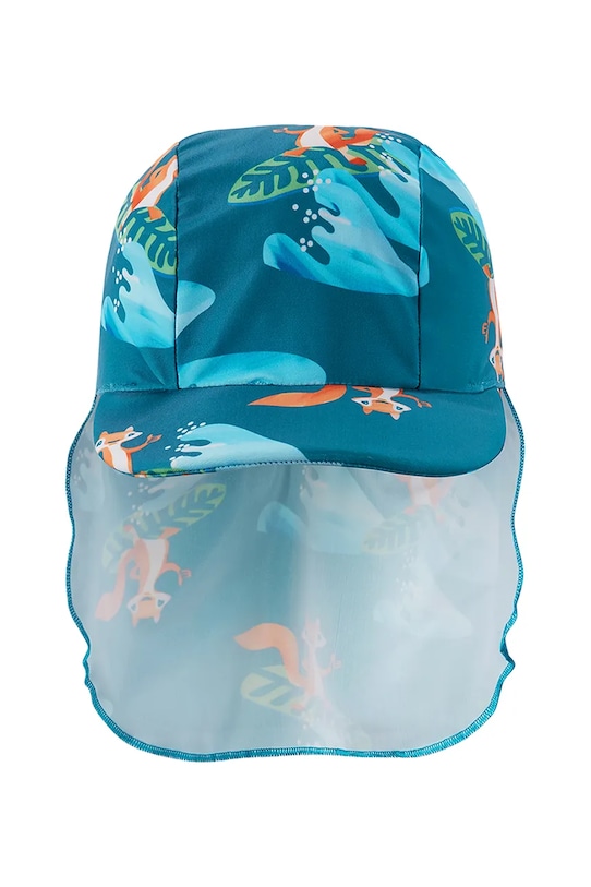 Chłopiec Reima czapka z daszkiem dziecięca Kilpikonna 5300154A.PPYA turkusowy