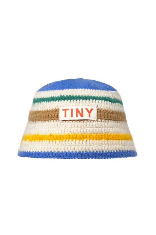 Detský klobúk Tinycottons MULTICOLOR STRIPES BUCKET HAT ostatné béžová SS25.417