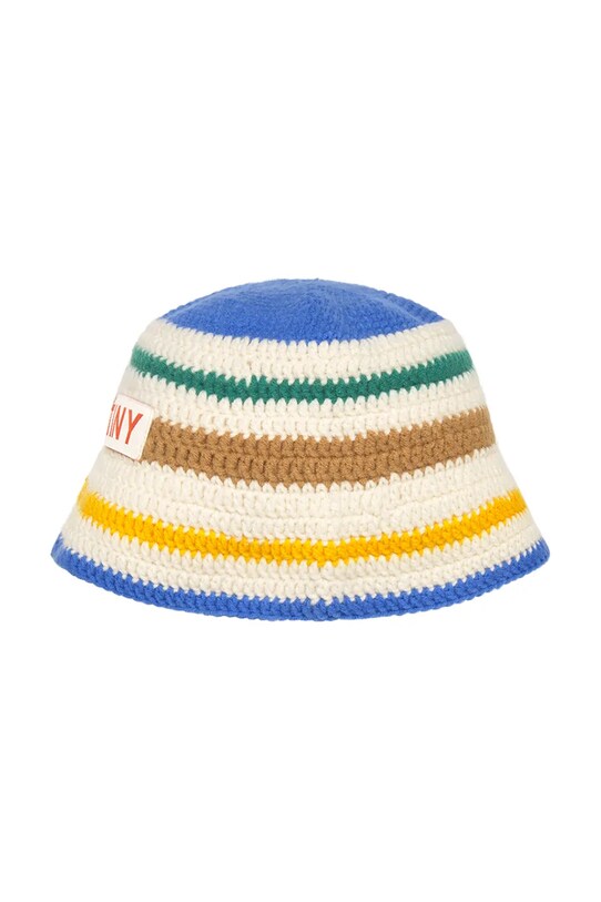 Detský klobúk Tinycottons MULTICOLOR STRIPES BUCKET HAT SS25.417 béžová SS25